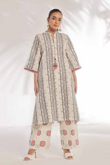 UAE -2 Piece Unstitched Jacquard Printed Suit JT-42014