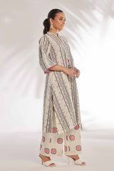 UAE -2 Piece Unstitched Jacquard Printed Suit JT-42014