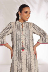 UAE -2 Piece Unstitched Jacquard Printed Suit JT-42014
