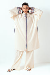 UAE-Ripple Crinkle Block Printed Co-Ord Set IUSTTS-958