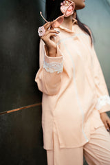 UAE-Ripple Crinkle Dyed Co-Ord Set IUSTTS-1006
