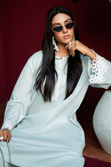 UAE-Ripple Crinkle Dyed Co-Ord Set IUSTTS-839