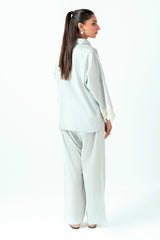 UAE-Ripple Crinkle Dyed Co-Ord Set IUSTTS-854