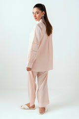 UAE-Ripple Crinkle Dyed Co-Ord Set IUSTTS-857