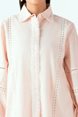 UAE-Ripple Crinkle Dyed Co-Ord Set IUSTTS-857