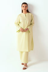UAE-Ripple Crinkle Dyed Co-Ord Set IUSTTS-859