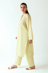 UAE-Ripple Crinkle Dyed Co-Ord Set IUSTTS-859