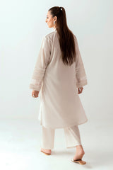UAE-Ripple Crinkle Embellished Co-Ord Set IUSTTS-928