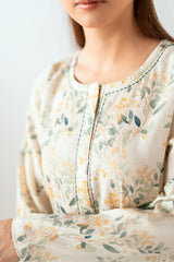 UAE-Ripple Crinkle Printed Co-Ord Set IUSTTS-805