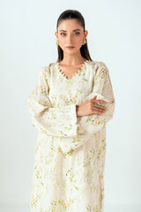 UAE-Ripple Crinkle Printed Co-Ord Set IUSTTS-806