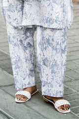 UAE-Ripple Crinkle Printed Co-Ord Set IUSTTS-808
