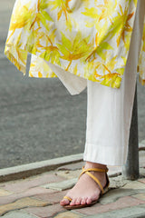 UAE-Ripple Crinkle Printed Co-Ord Set IUSTTS-831