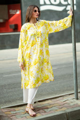 UAE-Ripple Crinkle Printed Co-Ord Set IUSTTS-831