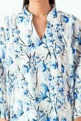 UAE-Ripple Crinkle Printed Co-Ord Set IUSTTS-848