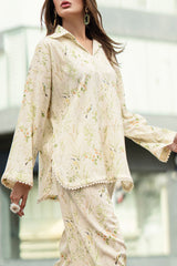 UAE-Ripple Crinkle Printed Co-Ord Set IUSTTS-855