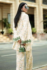 UAE-Ripple Crinkle Printed Co-Ord Set IUSTTS-856