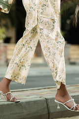UAE-Ripple Crinkle Printed Co-Ord Set IUSTTS-856