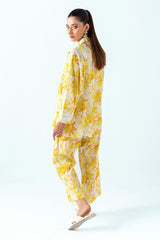 UAE-Ripple Crinkle Printed Co-Ord Set IUSTTS-858