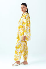 UAE-Ripple Crinkle Printed Co-Ord Set IUSTTS-858