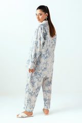 UAE-Ripple Crinkle Printed Co-Ord Set IUSTTS-864