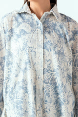 UAE-Ripple Crinkle Printed Co-Ord Set IUSTTS-864