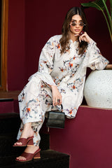 UAE-Ripple Crinkle Printed Co-Ord Set IUSTTS-879