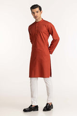 UAE -Rust Basic Kurta KR-STY24-063