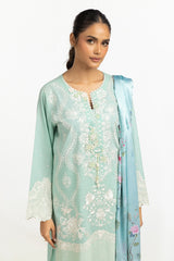UAE-Satin Crinkle Printed Dupatta IPD-44701