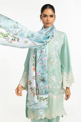 UAE-Satin Crinkle Printed Dupatta IPD-44701