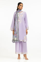 UAE-Satin Crinkle Printed Dupatta IPD-44703