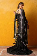UAE -3 Piece Unstitched Embroidered Lawn Suit with Embroidered Chiffon Dupatta PM-52023