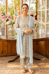 UAE -Printed Lawn Unstitched Shirt SL-42001
