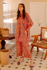 UAE -Printed Lawn Unstitched Shirt SL-42023