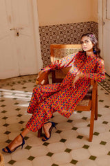 UAE -Printed Lawn Unstitched Shirt SL-42023