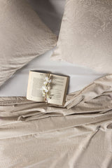 UAE-Tan Jacquard Throw