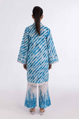 UAE -2 Piece Unstitched Embroidered Printed Cambric Suit with Printed Cambric Trouser TCE-42006