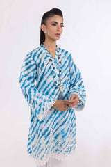 UAE -2 Piece Unstitched Embroidered Printed Cambric Suit with Printed Cambric Trouser TCE-42006