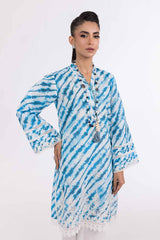 UAE -2 Piece Unstitched Embroidered Printed Cambric Suit with Printed Cambric Trouser TCE-42006