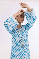 UAE -2 Piece Unstitched Embroidered Printed Cambric Suit with Printed Cambric Trouser TCE-42006