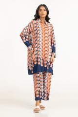 UAE-Textured Dobby Printed Co-Ord Set IPST-44687