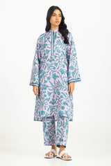 UAE-Textured Dobby Printed Co-Ord Set IPST-44714