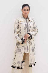 UAE -2 Piece Unstitched Embroidered Khaddar Suit TK-42002