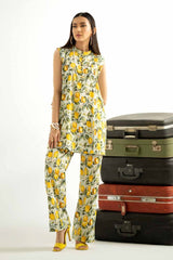 UAE -2PC Printed Unstitched Lawn Suit TL-42001
