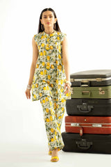 UAE -2PC Printed Unstitched Lawn Suit TL-42001
