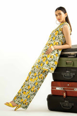 UAE -2PC Printed Unstitched Lawn Suit TL-42001