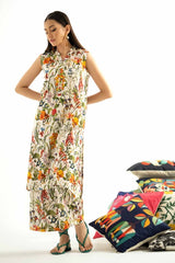 UAE -2PC Printed Unstitched Lawn Suit TL-42005