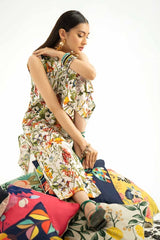 UAE -2PC Printed Unstitched Lawn Suit TL-42005