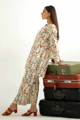 UAE -2PC Printed Unstitched Lawn Suit TL-42008