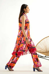 UAE -2PC Printed Unstitched Lawn Suit TL-42016