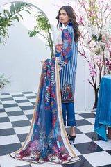 UAE -2PC Printed Unstitched Lawn Suit TL-42033